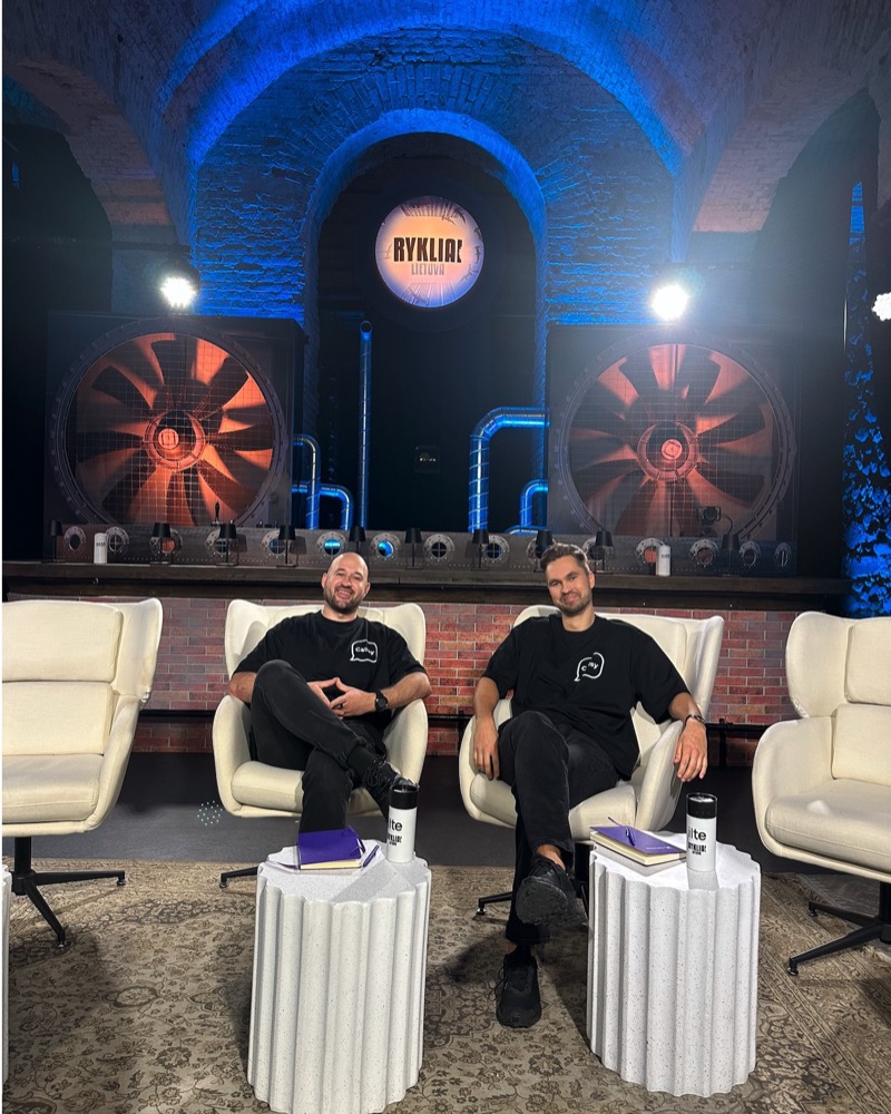 Arunas Vismantas (CEO) and Laimonas Sutkus (CTO), founders of Callsy